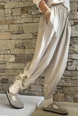 The Sunday Morning 7/8 Twist Pant Oatmeal Melange